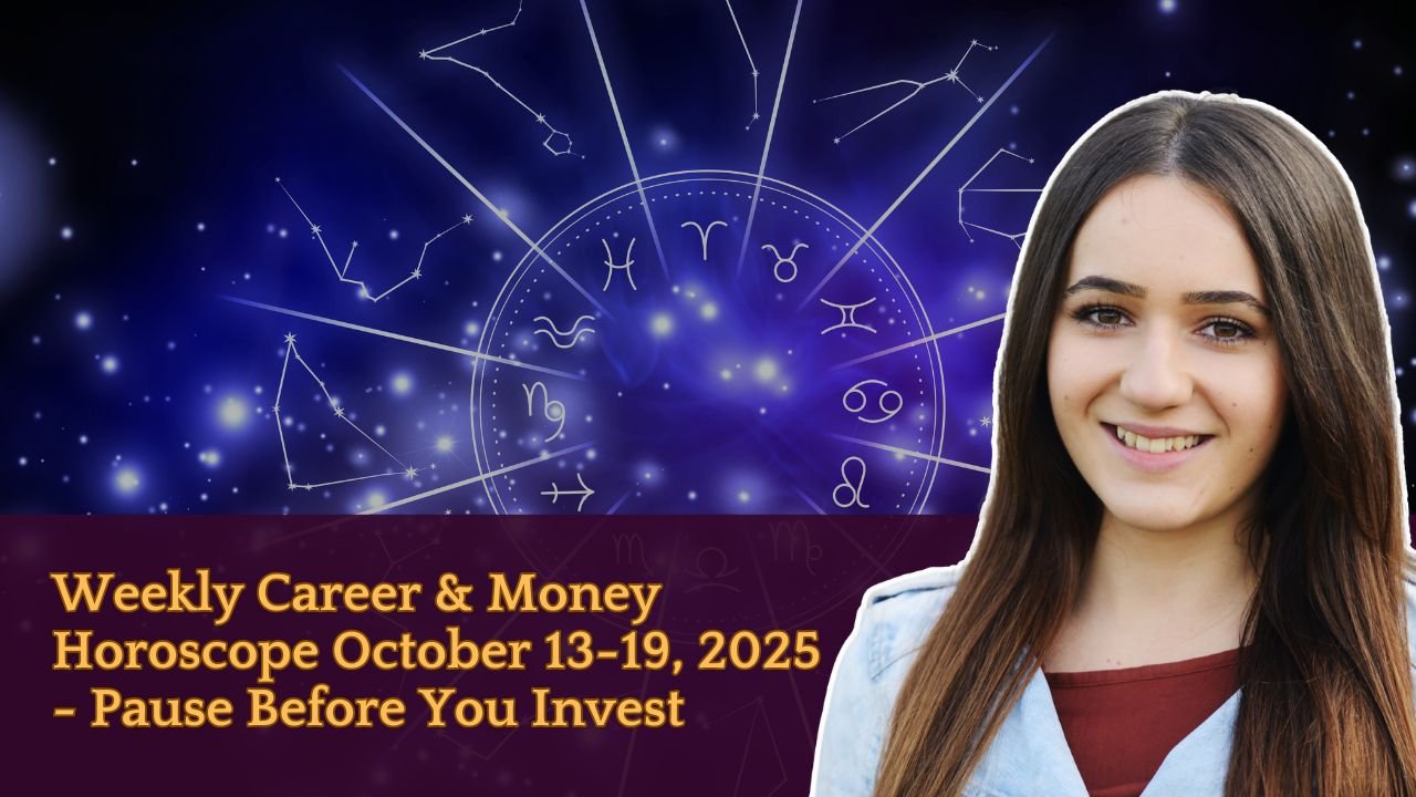Weekly Career & Money Horoscope October 13-19, 2025 – Pause Before You Invest